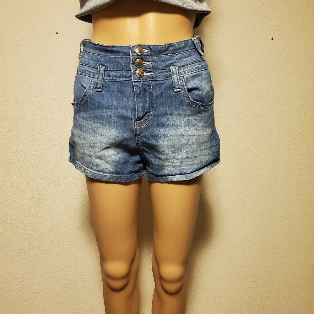 MIND CODE Skinny shorts